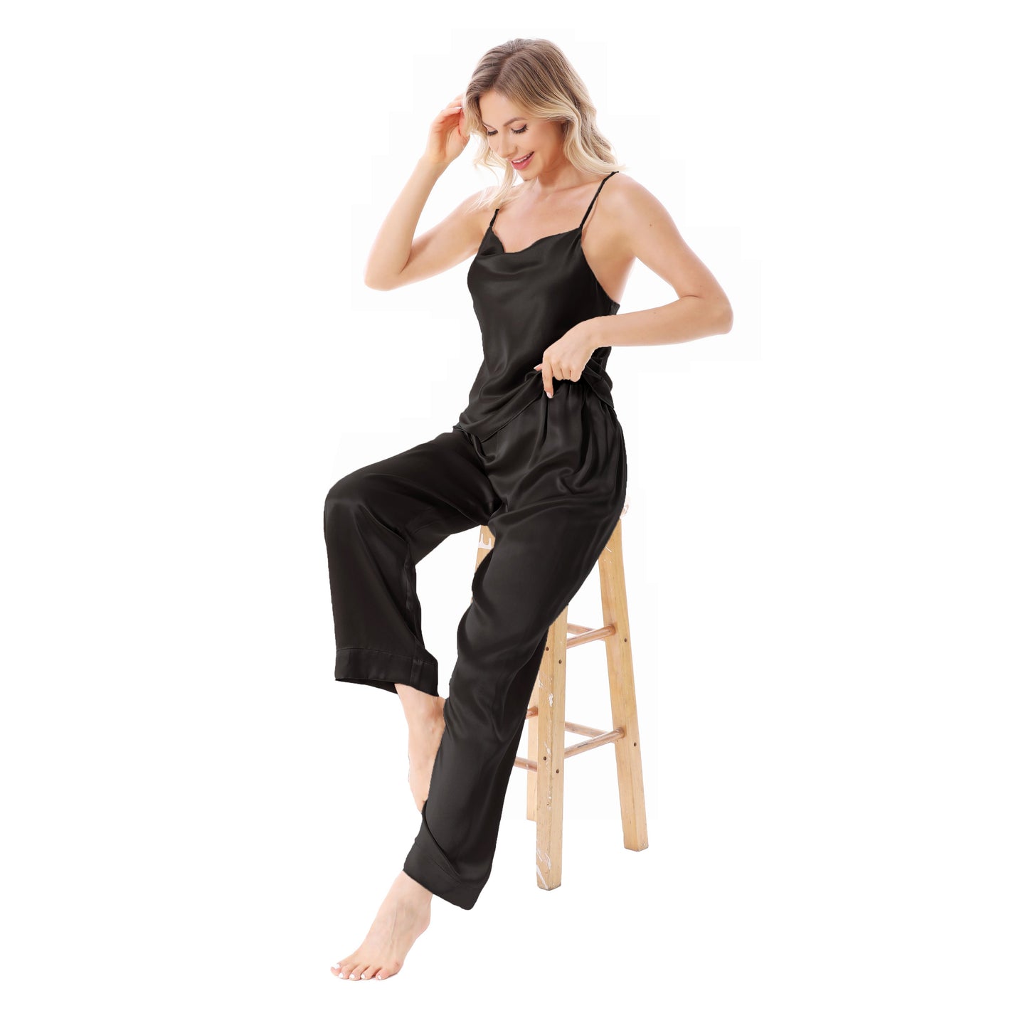 100% Mulberry Silk Pajama Set