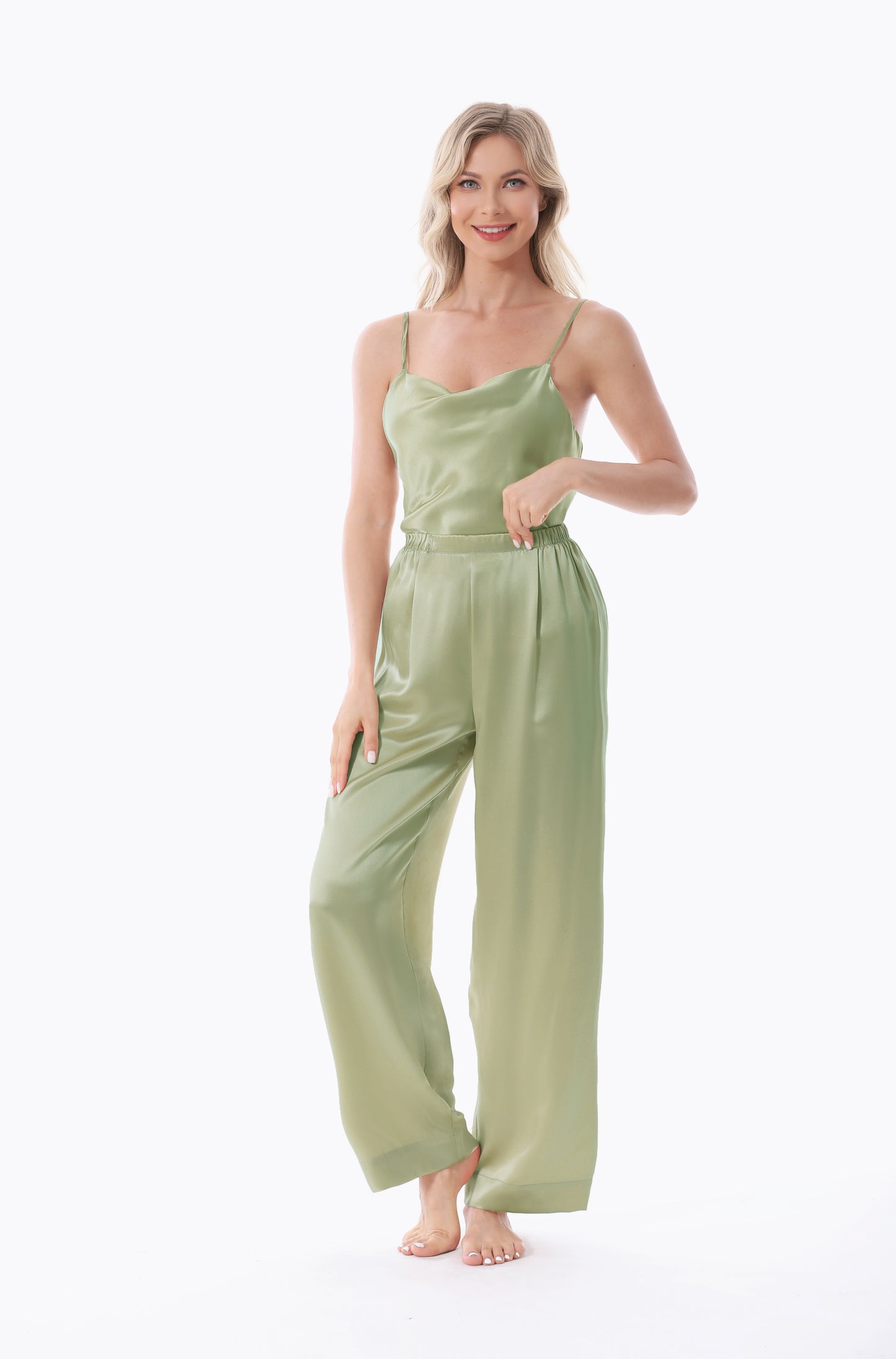 100% Mulberry Silk Pajama Set