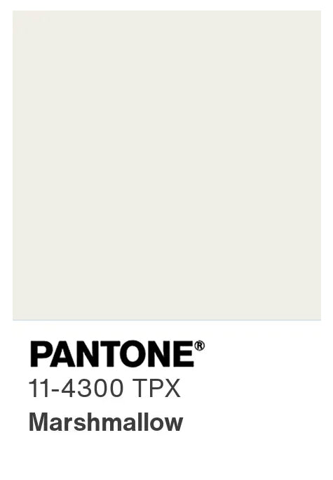 100% Silk Charmeuse - "Marshmallow" (PANTONE 11-4300 TPX)