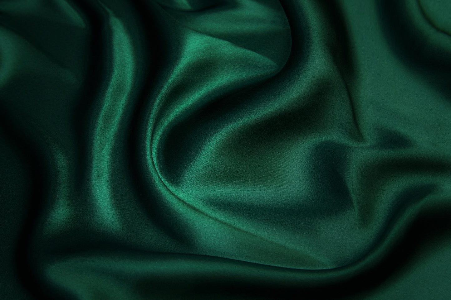 100% Mulberry Silk Pillowcase - Emerald, Ready-to-Ship
