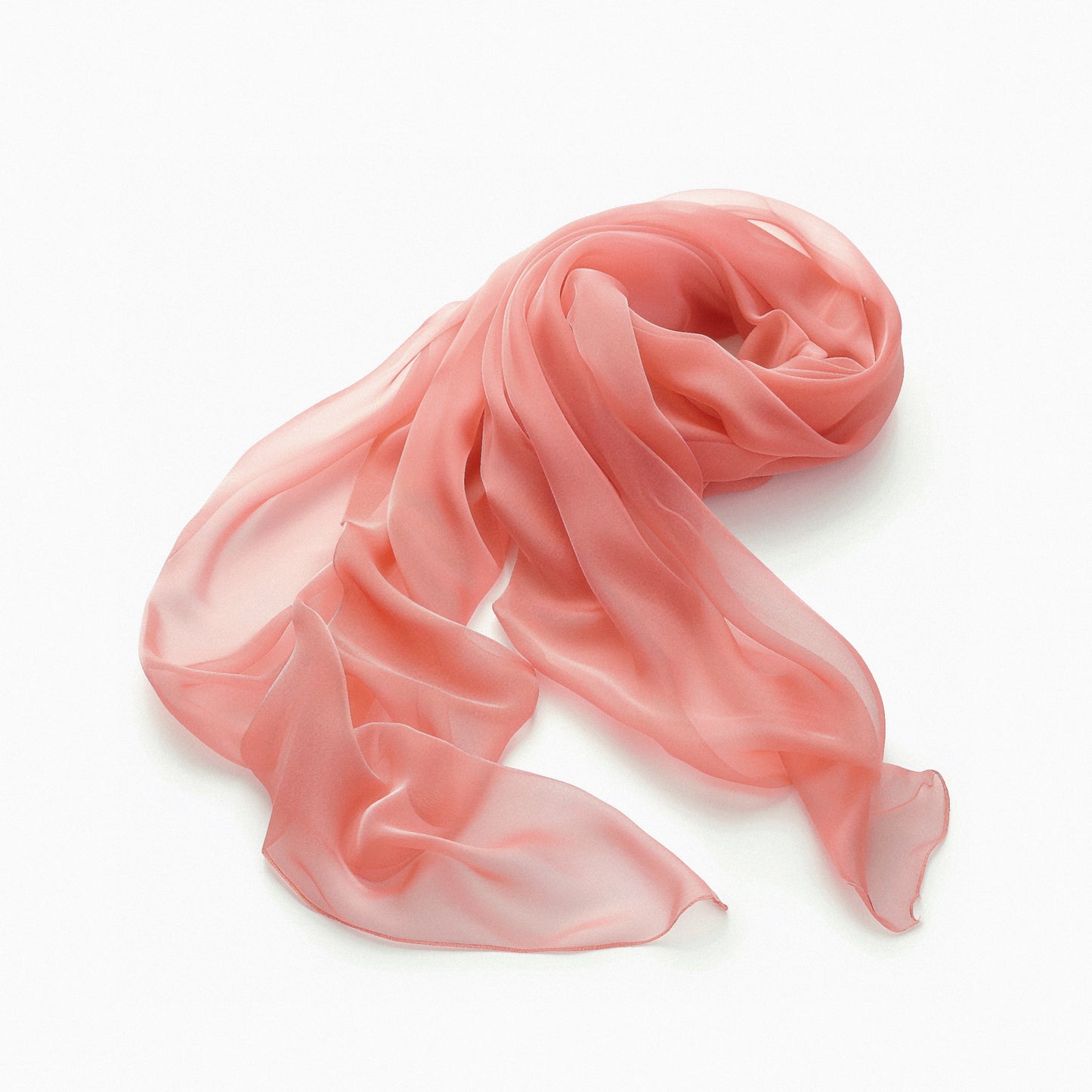100% Mulberry Silk Chiffon Scarf