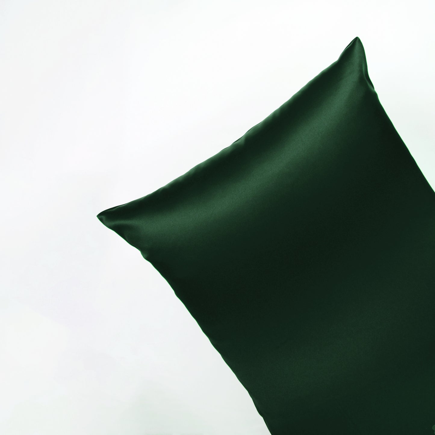 100% Mulberry Silk Pillowcase - Emerald, Ready-to-Ship