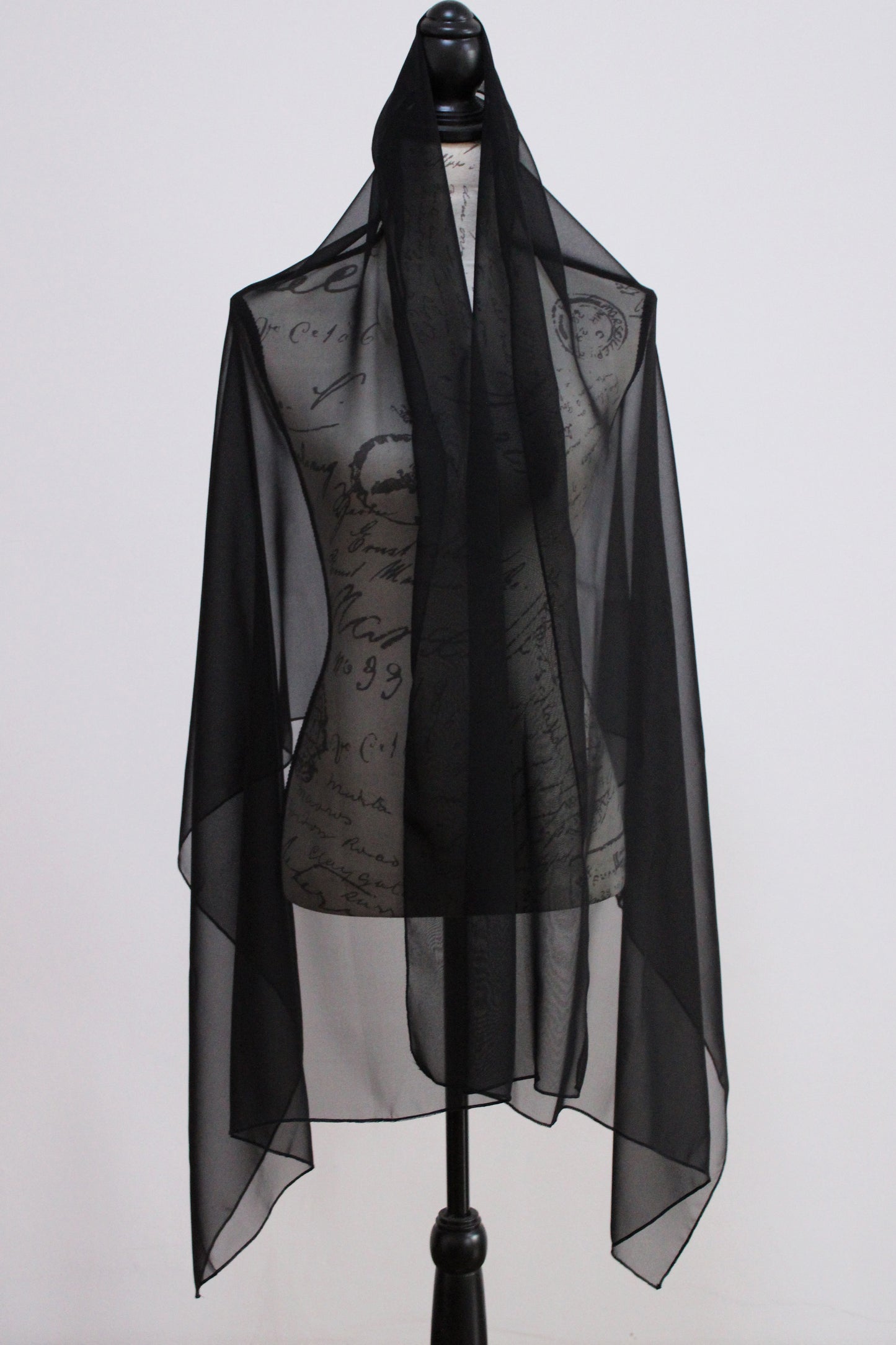 100% Mulberry Silk Chiffon Scarf