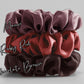 100% Mulberry Silk Scrunchies