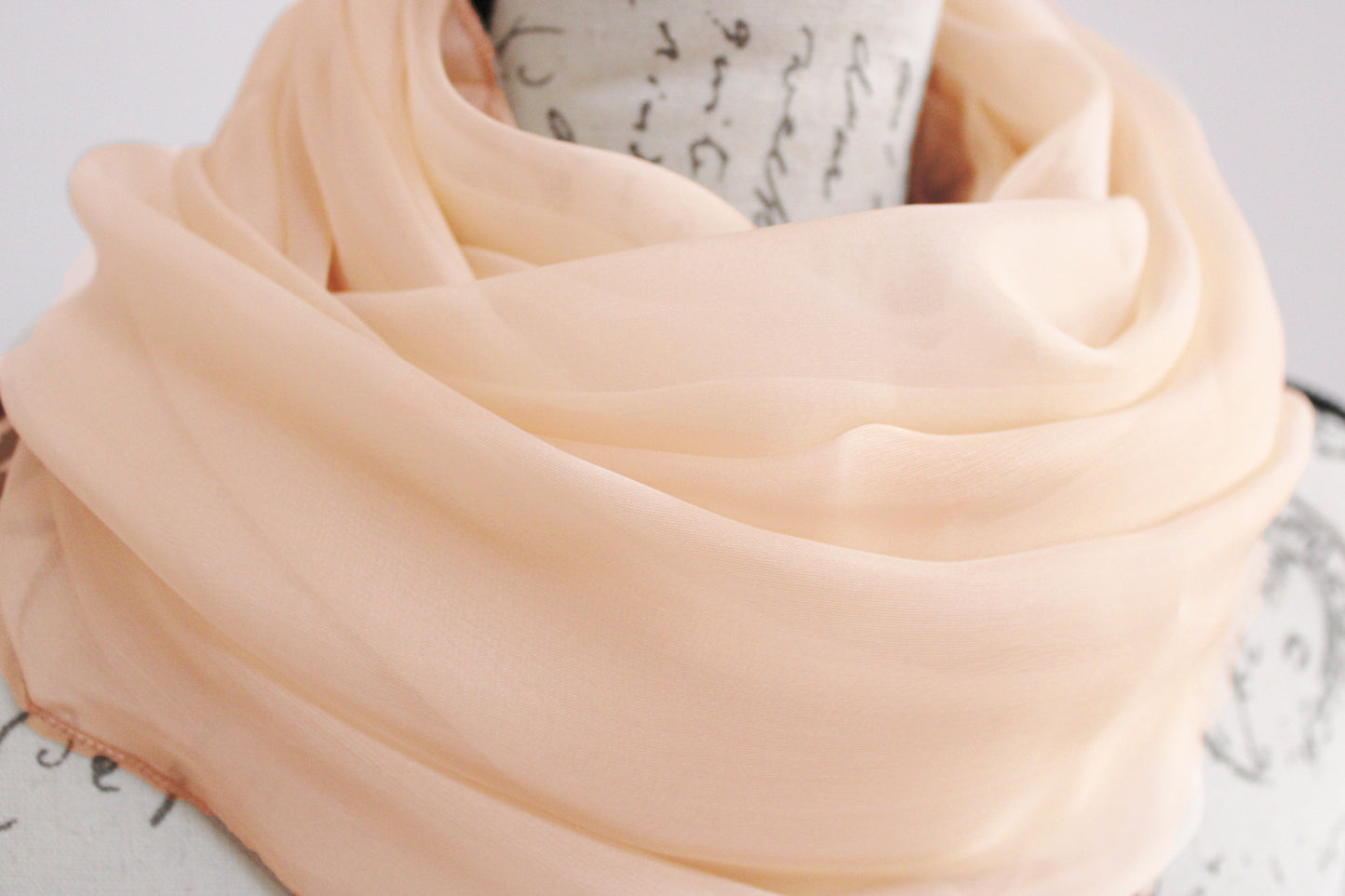 100% Mulberry Silk Chiffon Scarf