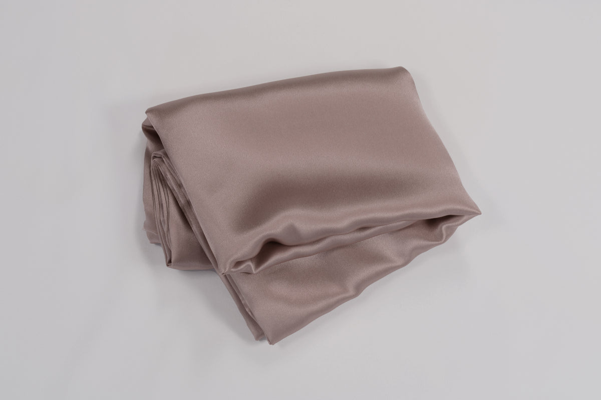 100% Silk Charmeuse - Rosy Taupe (#16)