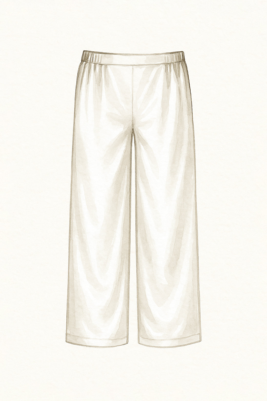 100% Mulberry Silk Pants - 16 Colors, Made-to-order, All Sizes