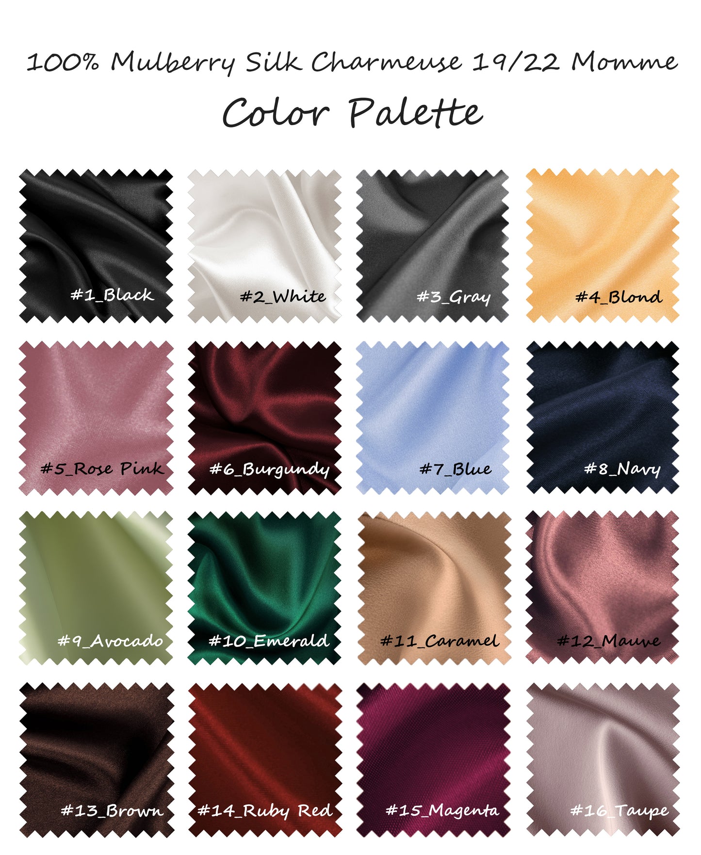 100% Mulberry Silk Scrunchies