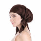 Vintage Style Silk Bonnet - Chocolate Brown